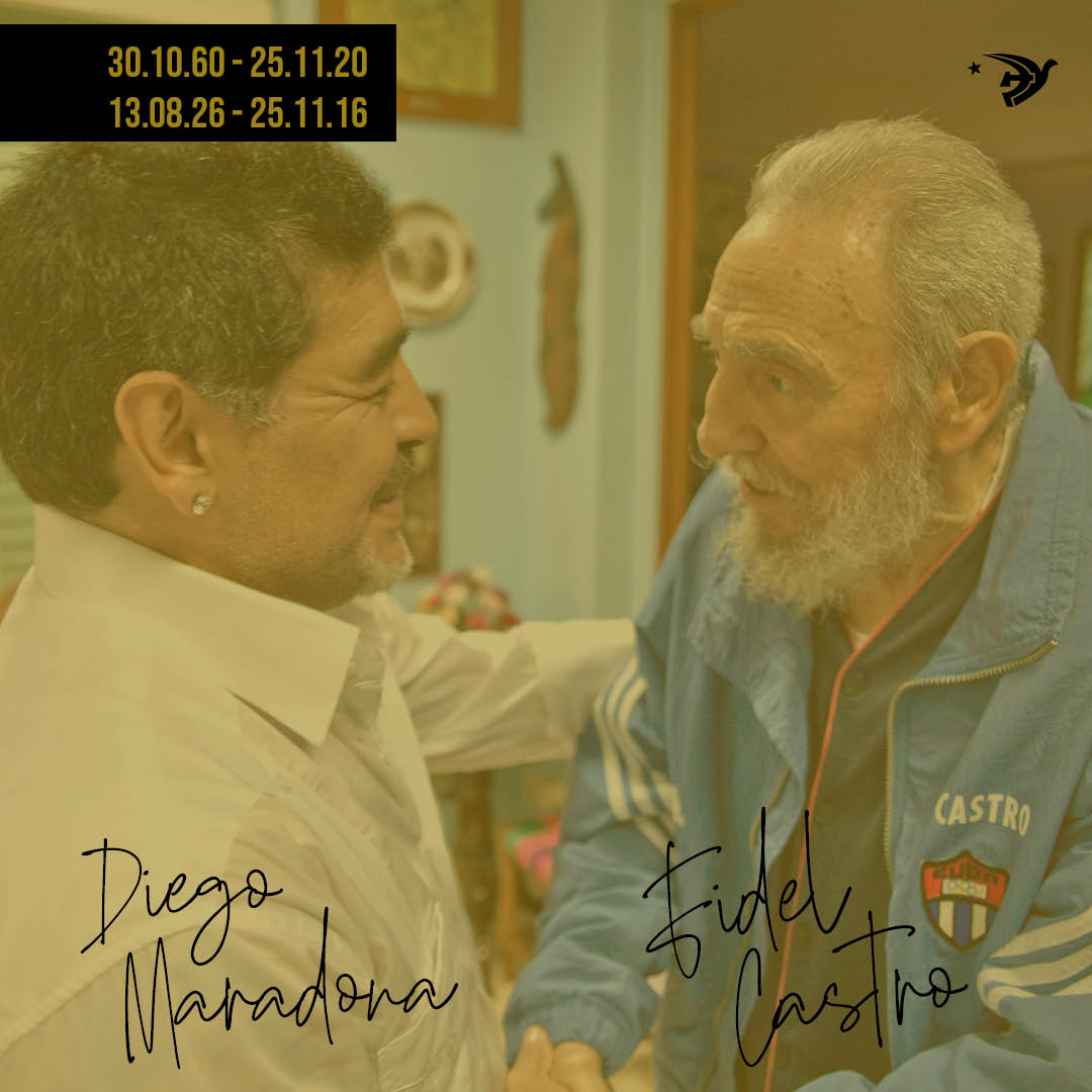 Adeus Maradona! Adeus Fidel Castro!